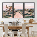 Joshua Tree Wall Art Canvas Print – Framed Desert Road Scene by MyGreatCanvas | Canvas Wall Art Prints | Photo Prints & Wall Decor