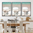 Calm Beach Wall Art – Framed Turquoise Water Canvas Artwork, by MyGreatCanvas | Canvas Wall Art Prints | Photo Prints & Wall Decor
