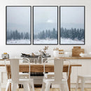 Winter Forest Wall Art Canvas Print – Framed Snowy Landscape by MyGreatCanvas | Canvas Wall Art Prints | Photo Prints & Wall Decor