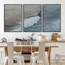 Ocean Waves Wall Art Canvas Print – Framed Coastal Serenity