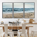 Ocean Wall Art Canvas Print – Moody Coastal Seascape Scene