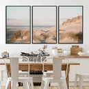 Beach Landscape Wall Art Canvas Print – Framed Sand Dune