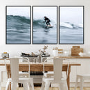 Surfer on Wave Wall Art Canvas Print – Framed Ocean by MyGreatCanvas | Canvas Wall Art Prints | Photo Prints & Wall Decor