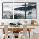 Foggy Forest Landscape Wall Art Canvas Print – Misty by MyGreatCanvas | Canvas Wall Art Prints | Photo Prints & Wall Decor