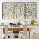 Wild Horse Stampede Wall Art Canvas Print – Monochrome by MyGreatCanvas | Canvas Wall Art Prints | Photo Prints & Wall Decor