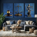 Legal Justice Wall Art Canvas Print – Gavel, Scales & Lady by MyGreatCanvas | Canvas Wall Art Prints | Photo Prints & Wall Decor