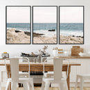 Coastal Ocean View Wall Art Canvas Print – Serene Rocky by MyGreatCanvas | Canvas Wall Art Prints | Photo Prints & Wall Decor