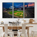 Target Field Wall Art Canvas Print – Baseball Stadium Scene, by MyGreatCanvas | Canvas Wall Art Prints | Photo Prints & Wall Decor