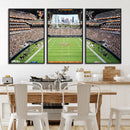 Chicago Bears Soldiers Field Wall Art Canvas Print – Framed