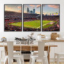 Chicago Bears Soldiers Field Wall Art Canvas Print – Framed