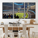 Chicago Dome Stadium Wall Art Canvas Print – Framed Modern