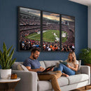Chicago Bears Soldiers Field Wall Art Canvas Print – Framed