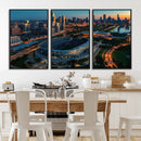Chicago Bears Soldiers Field Wall Art Canvas Print – Framed