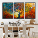 Yggdrasil Tree of Life Mosaic Stained Glass Wall Art, Tree