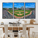 Wrigley Field Baseball Stadium Canvas Wall Art – Packed by MyGreatCanvas | Canvas Wall Art Prints | Photo Prints & Wall Decor