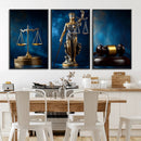 Justice Scales Statue Wall Art, Lady Justice Canvas Print, by MyGreatCanvas | Canvas Wall Art Prints | Photo Prints & Wall Decor