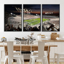 Epic Night Football Stadium Wall Art Canvas Print, Fireworks by MyGreatCanvas | Canvas Wall Art Prints | Photo Prints & Wall Decor