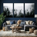 Foggy Forest Wall Art Canvas Print – Mountain Woodland by MyGreatCanvas | Canvas Wall Art Prints | Photo Prints & Wall Decor