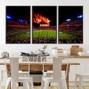 Jordan-Hare Football Stadium Wall Art Canvas Print, Football by MyGreatCanvas | Canvas Wall Art Prints | Photo Prints & Wall Decor