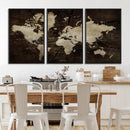 Vibrant Watercolor World Map Wall Art – Stunning Multicolor by MyGreatCanvas | Canvas Wall Art Prints | Photo Prints & Wall Decor