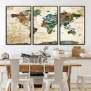 World Map Canvas Print – Framed Detailed Map of the World by MyGreatCanvas | Canvas Wall Art Prints | Photo Prints & Wall Decor