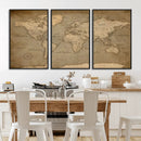 World Map Canvas Print – Framed Travel Map Wall Art for by MyGreatCanvas | Canvas Wall Art Prints | Photo Prints & Wall Decor