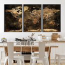 World Map Canvas Print, Modern Decorative Framed Map Artwork by MyGreatCanvas | Canvas Wall Art Prints | Photo Prints & Wall Decor