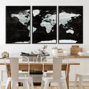 World Map Canvas Print – Framed Push Pin Wall Art, Color by MyGreatCanvas | Canvas Wall Art Prints | Photo Prints & Wall Decor