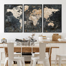 World Map Canvas Print – Detailed Map of the World Wall Art by MyGreatCanvas | Canvas Wall Art Prints | Photo Prints & Wall Decor