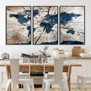 Rustic World Map Canvas Print – Framed Wall Art for Couples, by MyGreatCanvas | Canvas Wall Art Prints | Photo Prints & Wall Decor