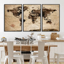 World Map Wall Art Canvas Print by MyGreatCanvas | Canvas Wall Art Prints | Photo Prints & Wall Decor