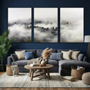 Foggy Forest Wall Art Canvas Print, Misty Pine Tree by MyGreatCanvas | Canvas Wall Art Prints | Photo Prints & Wall Decor