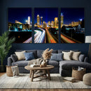 Atlanta Skyline Wall Art Canvas Print, Atlanta Downtown by MyGreatCanvas | Canvas Wall Art Prints | Photo Prints & Wall Decor