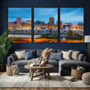 Baltimore Skyline Wall Art Canvas Print, Baltimore Downtown by MyGreatCanvas | Canvas Wall Art Prints | Photo Prints & Wall Decor