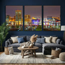 Baltimore Skyline Wall Art Canvas Print, Baltimore Downtown by MyGreatCanvas | Canvas Wall Art Prints | Photo Prints & Wall Decor