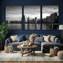 Chicago Wall Art Canvas Print, Chicago City Downtown Night by MyGreatCanvas | Canvas Wall Art Prints | Photo Prints & Wall Decor