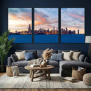 Chicago Wall Art Canvas Print - Chicago City Downtown Night by MyGreatCanvas | Canvas Wall Art Prints | Photo Prints & Wall Decor