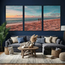 Pastel Beach Wall Art Canvas Print – Soft Coastal by MyGreatCanvas | Canvas Wall Art Prints | Photo Prints & Wall Decor