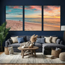 Beach Walk Wall Art Canvas Print – Soft Coastal Photography by MyGreatCanvas | Canvas Wall Art Prints | Photo Prints & Wall Decor