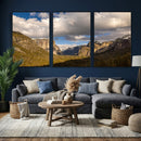 Yosemite Valley River Landscape Wall Art Canvas Print, by MyGreatCanvas | Canvas Wall Art Prints | Photo Prints & Wall Decor