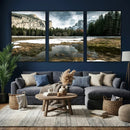 Yosemite Valley Mountain Wall Art Canvas Print, Granite by MyGreatCanvas | Canvas Wall Art Prints | Photo Prints & Wall Decor