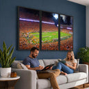 Clemson Football Stadium Wall Art Canvas Print, College