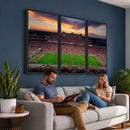 Oklahoma Sooners Stadium Wall Art Canvas Print, College