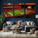 Georgia Bulldogs Stadium Wall Art Canvas Print, Sanford by MyGreatCanvas | Canvas Wall Art Prints | Photo Prints & Wall Decor