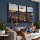 Donald W. Reynolds Razorback Stadium Wall Art Canvas Print –