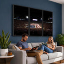 Oklahoma Memorial Stadium Wall Art Canvas Print – Oklahoma
