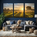 Sheep Wall Art Canvas Print – Rural Farm Animal Artwork by MyGreatCanvas | Canvas Wall Art Prints | Photo Prints & Wall Decor