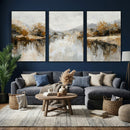 Abstract Landscape Wall Art Canvas Print, Modern Lake by MyGreatCanvas | Canvas Wall Art Prints | Photo Prints & Wall Decor