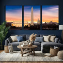 Washington DC Skyline Wall Art Canvas Print – Lincoln by MyGreatCanvas | Canvas Wall Art Prints | Photo Prints & Wall Decor