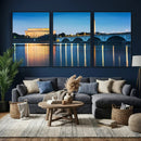 Washington DC Wall Art Canvas Print – Lincoln Memorial Night by MyGreatCanvas | Canvas Wall Art Prints | Photo Prints & Wall Decor